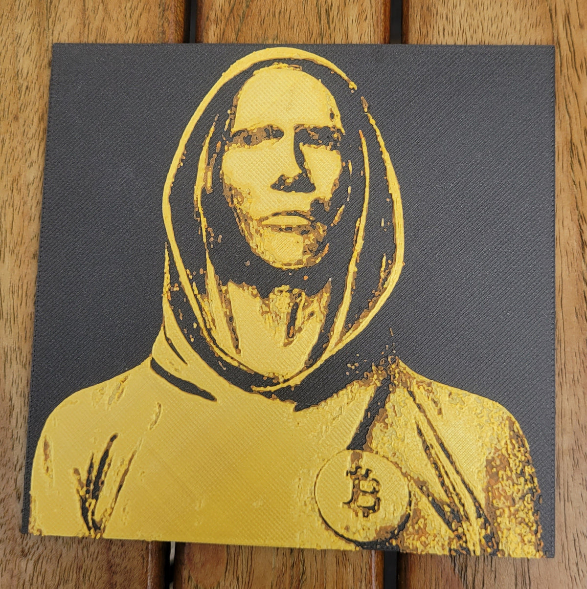 HueForge "Satoshi Nakamoto" (12cm)