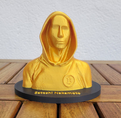 Büste "Satoshi Nakamoto" (13cm hoch)