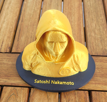 Büste "Satoshi Nakamoto" (13cm hoch)