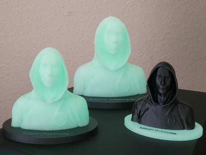 Büste "Satoshi Nakamoto" (13cm hoch)