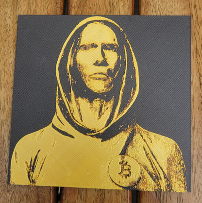HueForge "Satoshi Nakamoto" (12cm)
