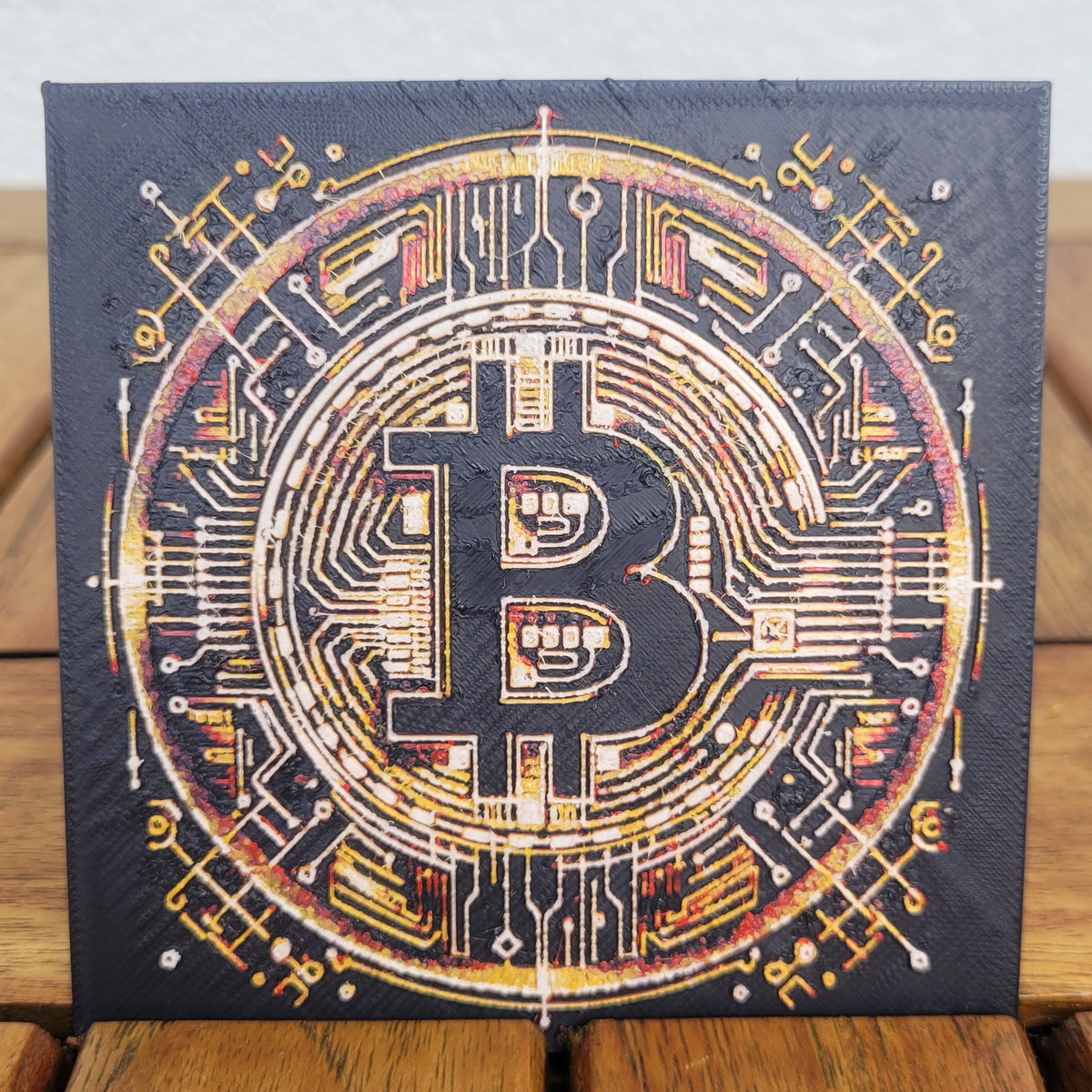HueForge "Bitcoin ฿" (10cm)