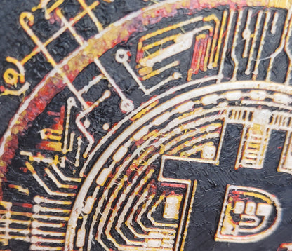 HueForge "Bitcoin ฿" (10cm)