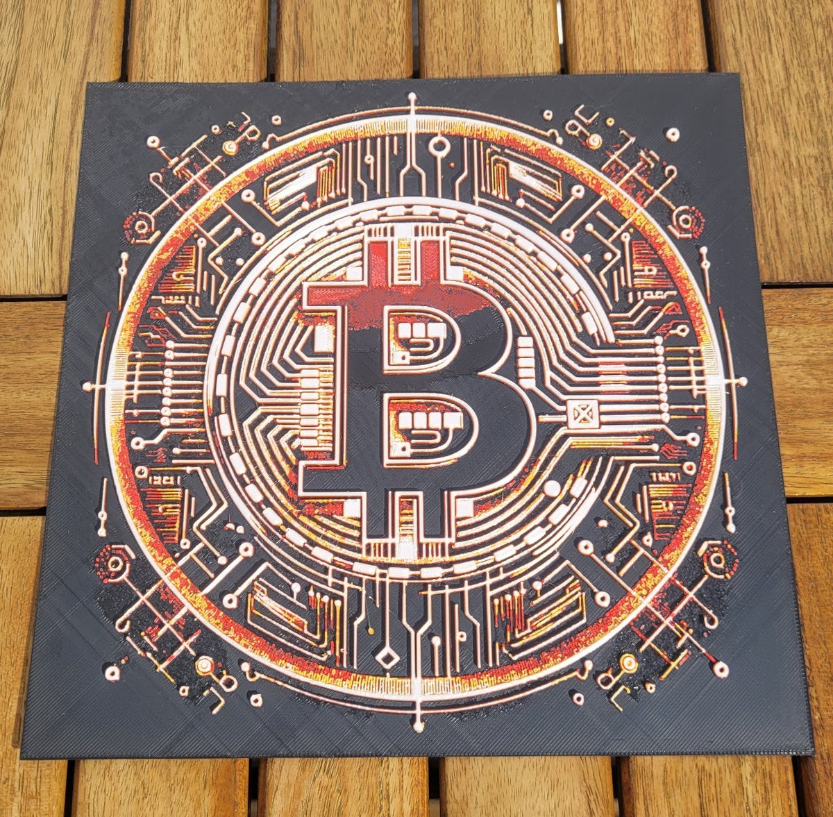 HueForge "Bitcoin ฿" (22cm)