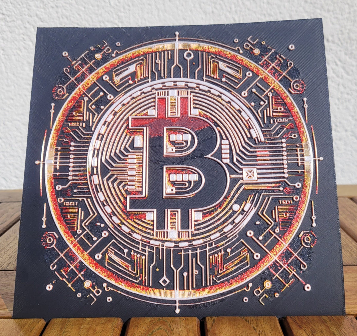 HueForge "Bitcoin ฿" (22cm)