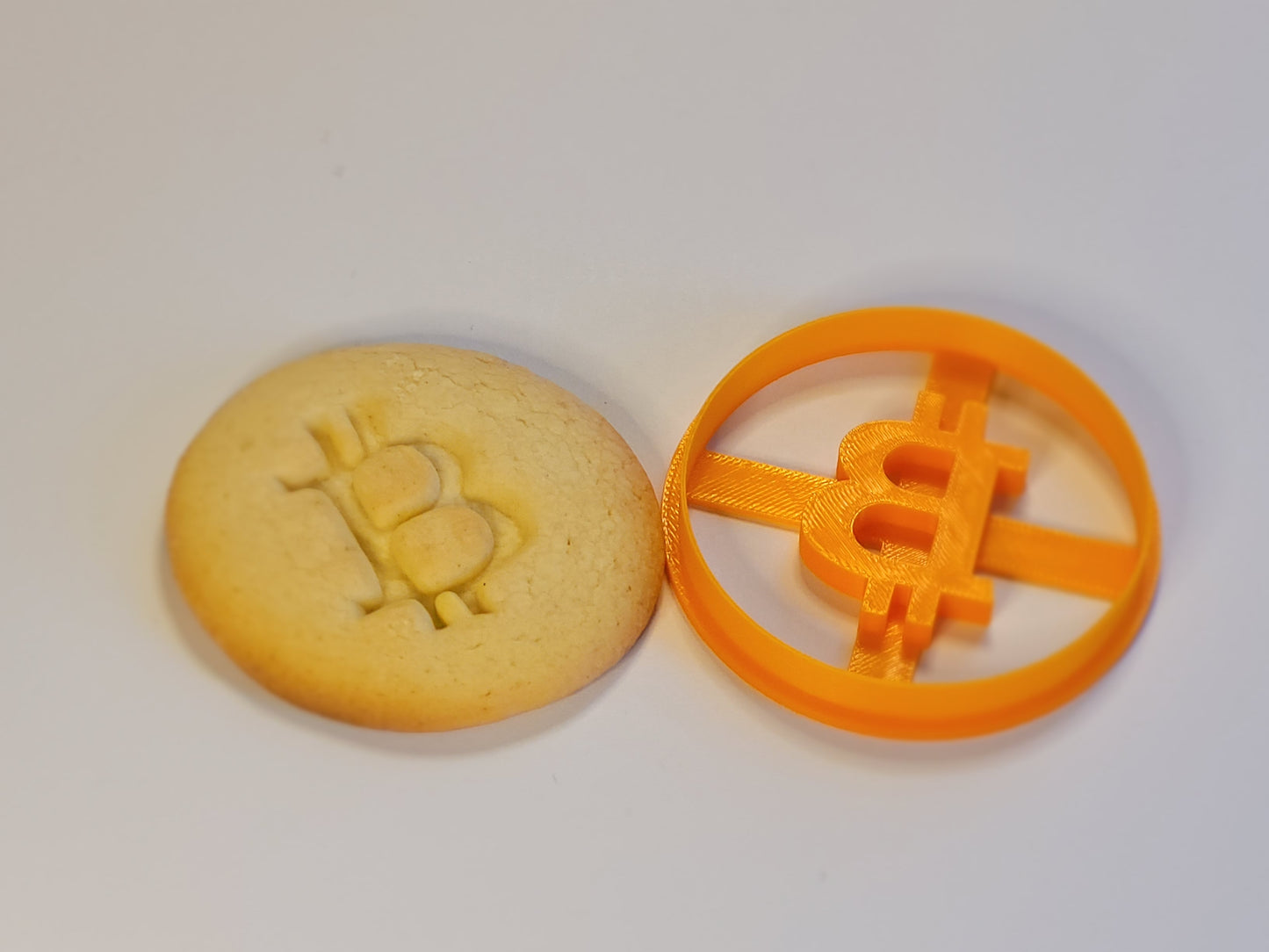 Keksstempel / Ausstecher Motiv "Bitcoin"