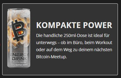Energy Drink  - Bitcoin     250ml Dose