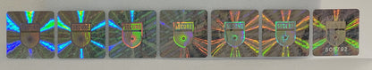 7 hologram stickers for sealing