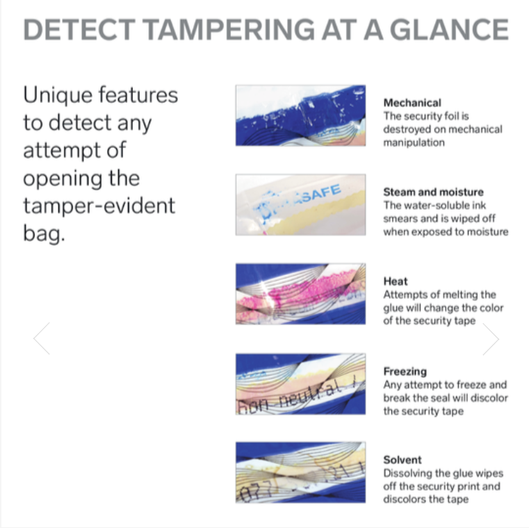 Tamperbags/Security Bags Pack of 5