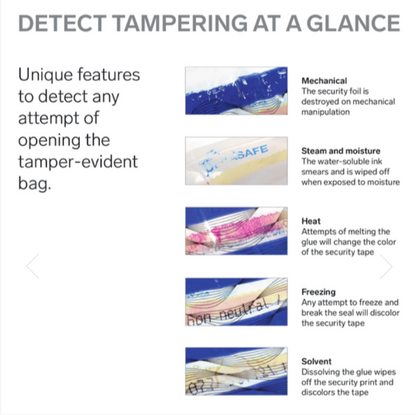 Tamperbags/Security Bags Pack of 5